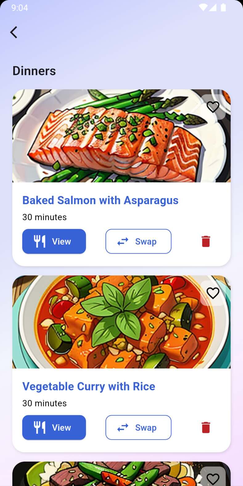 Nutriveat App Screen 6